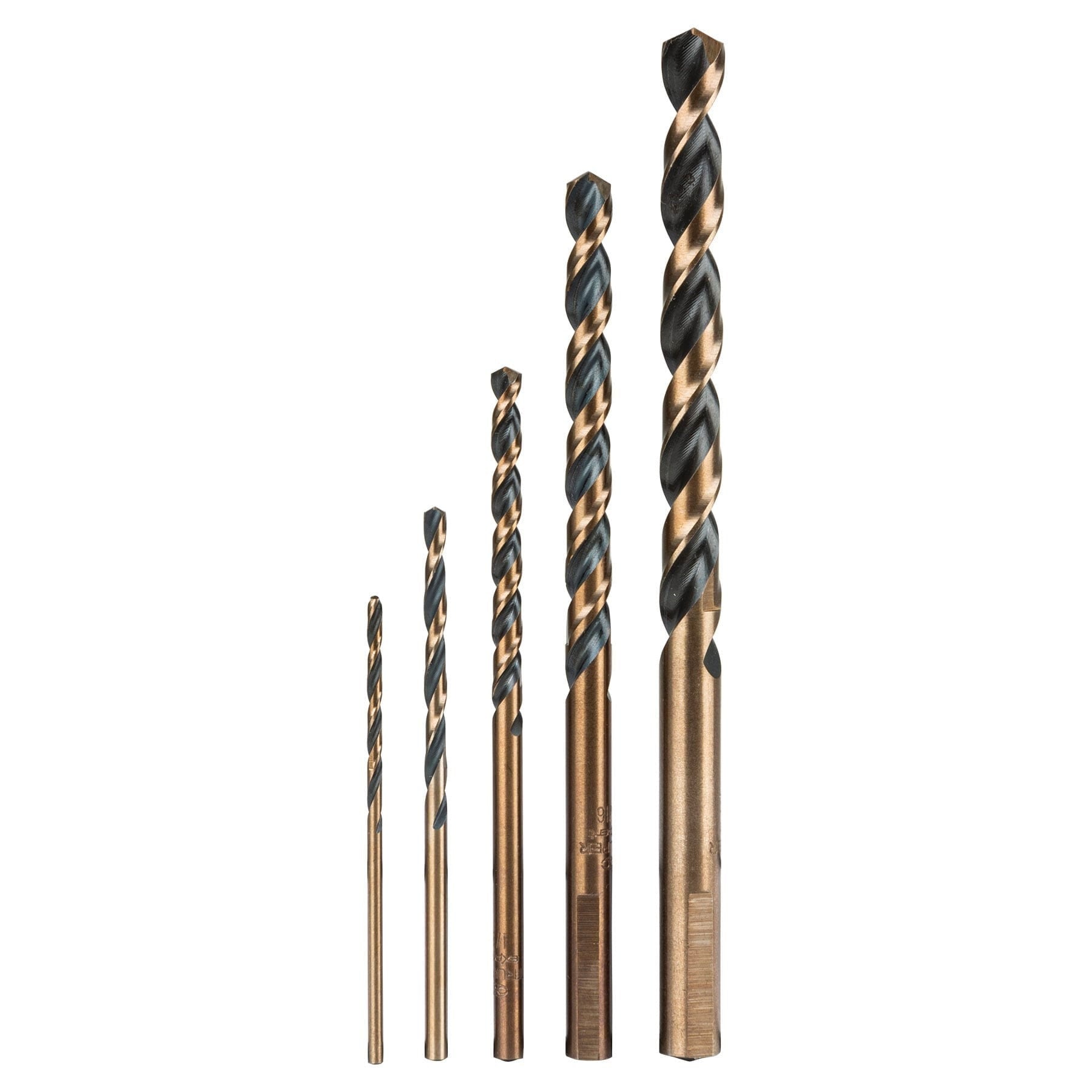 Juego de 5 brocas HSS para metal, TRUPER - 11394