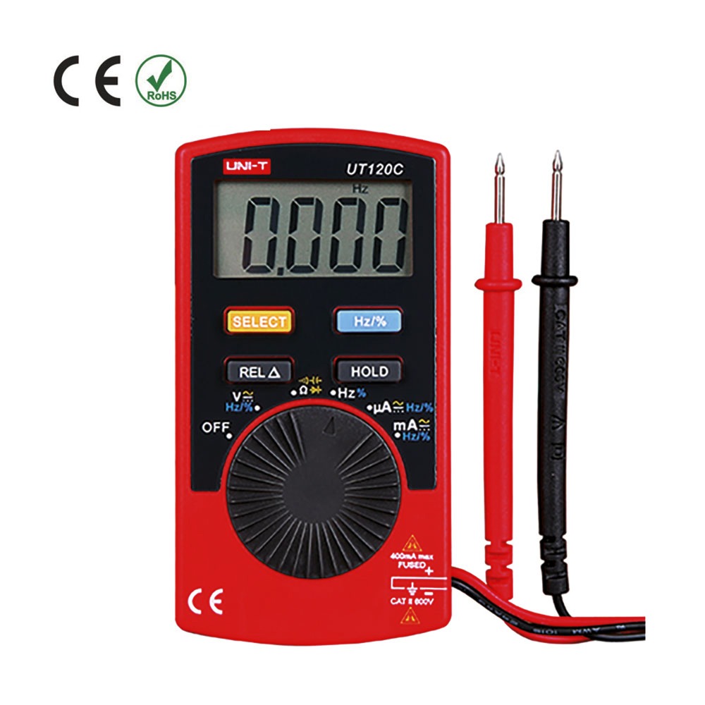 Multímetro digital autorango de bolsillo UNIT UNI-T UT-120C UT120C