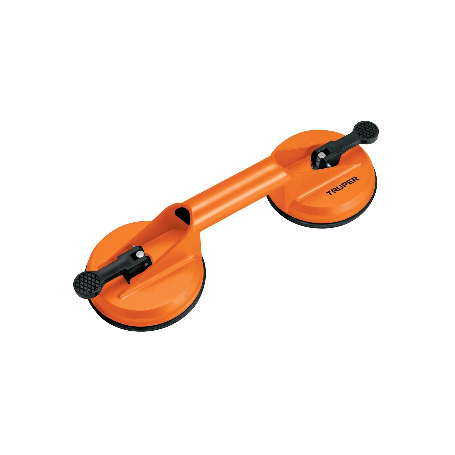 Ventosa de aluminio para vidrio, 2 copas de succión, Truper - 100761