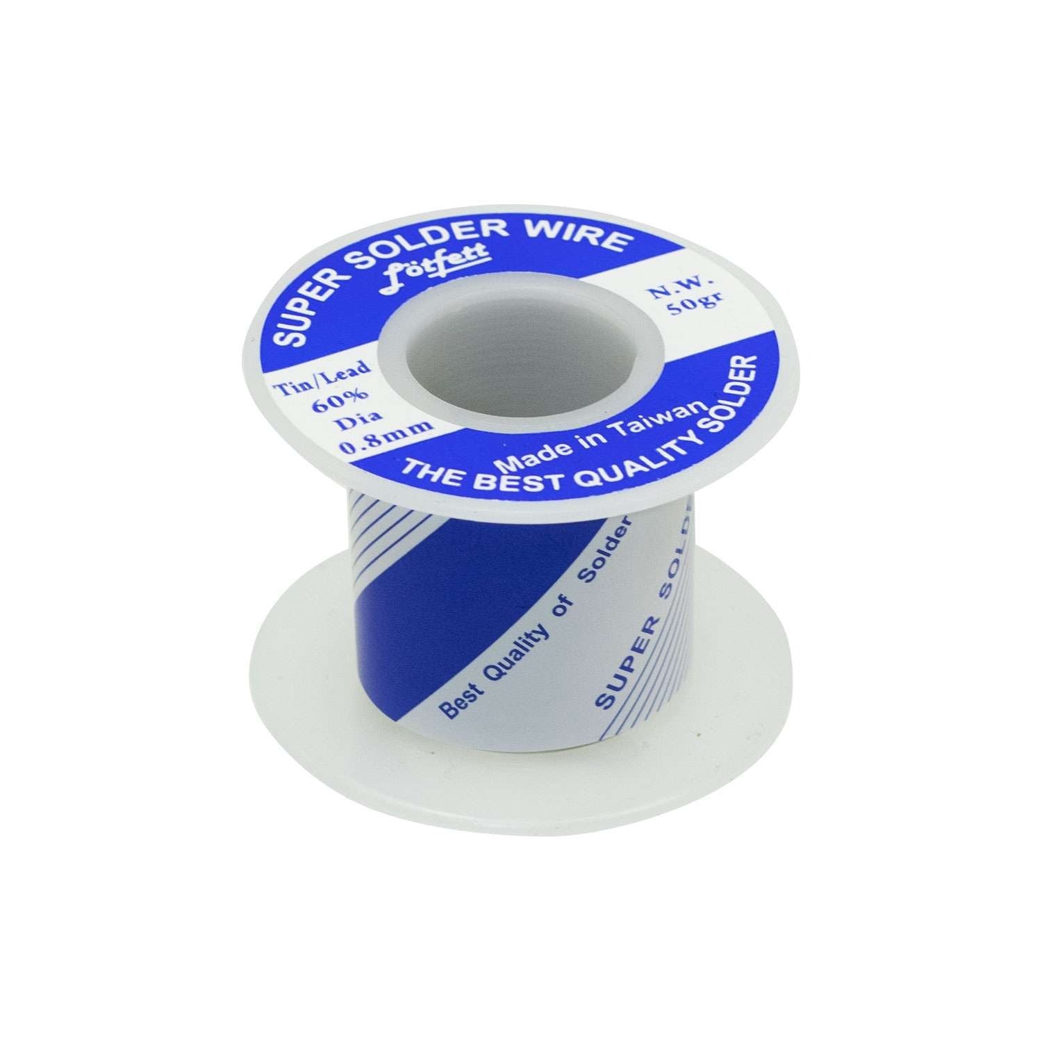 Rollo de Estaño 60/40 0.8mm 50gr TR4-0-8 LÖTFETT