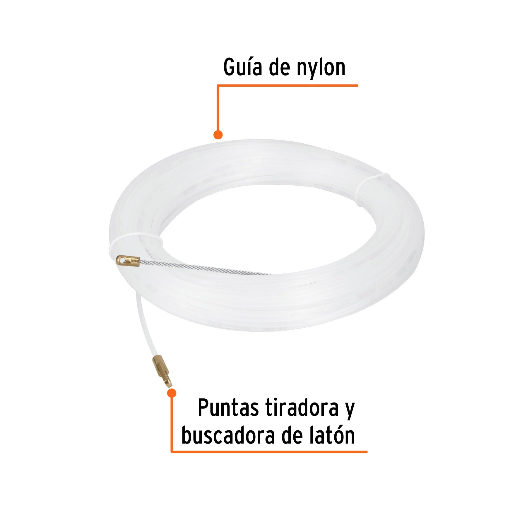 Guía de nylon de 30 m para cable, Truper 17758