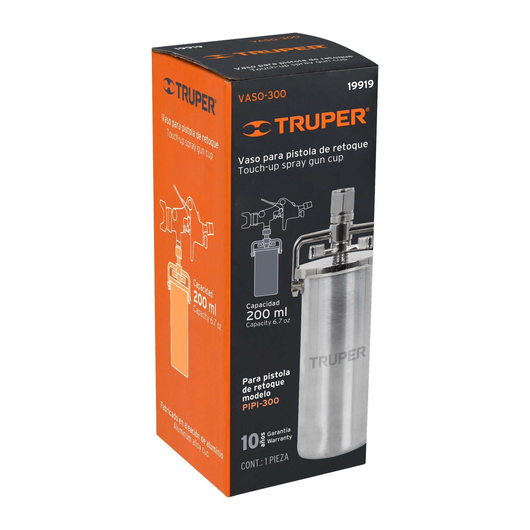 Vaso aluminio de repuesto para PIPI-300, TRUPER - 19919
