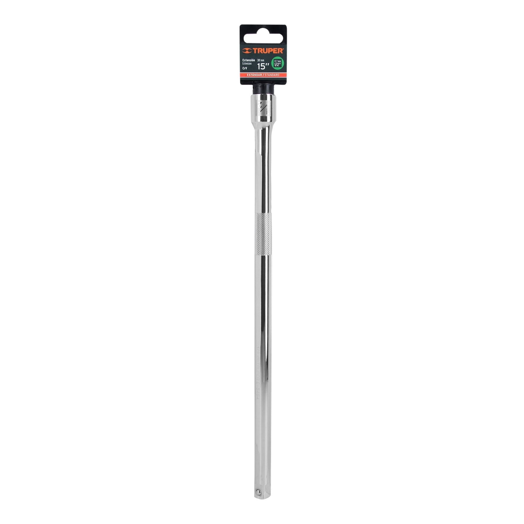 Extensión para matraca, cuadro 1/2", largo 15", TRUPER - 13918