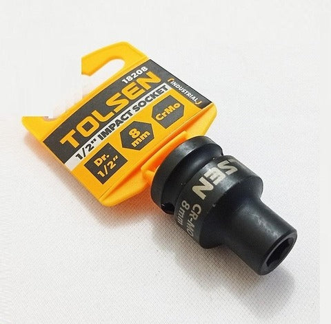 Dado de Impacto 1/2 pulg 8mm Tolsen - 18208