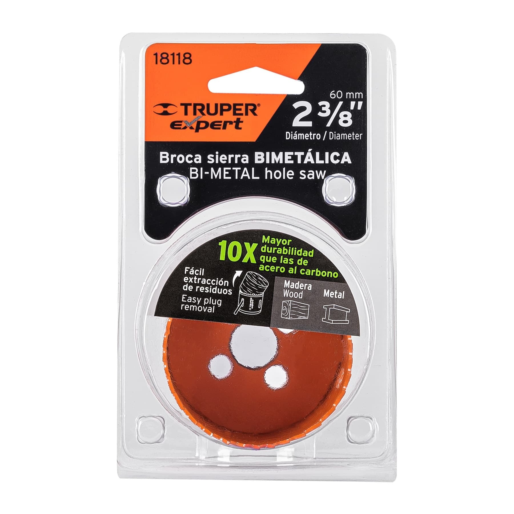 Brocasierra bimetálica 2-3/8", Truper - 18118