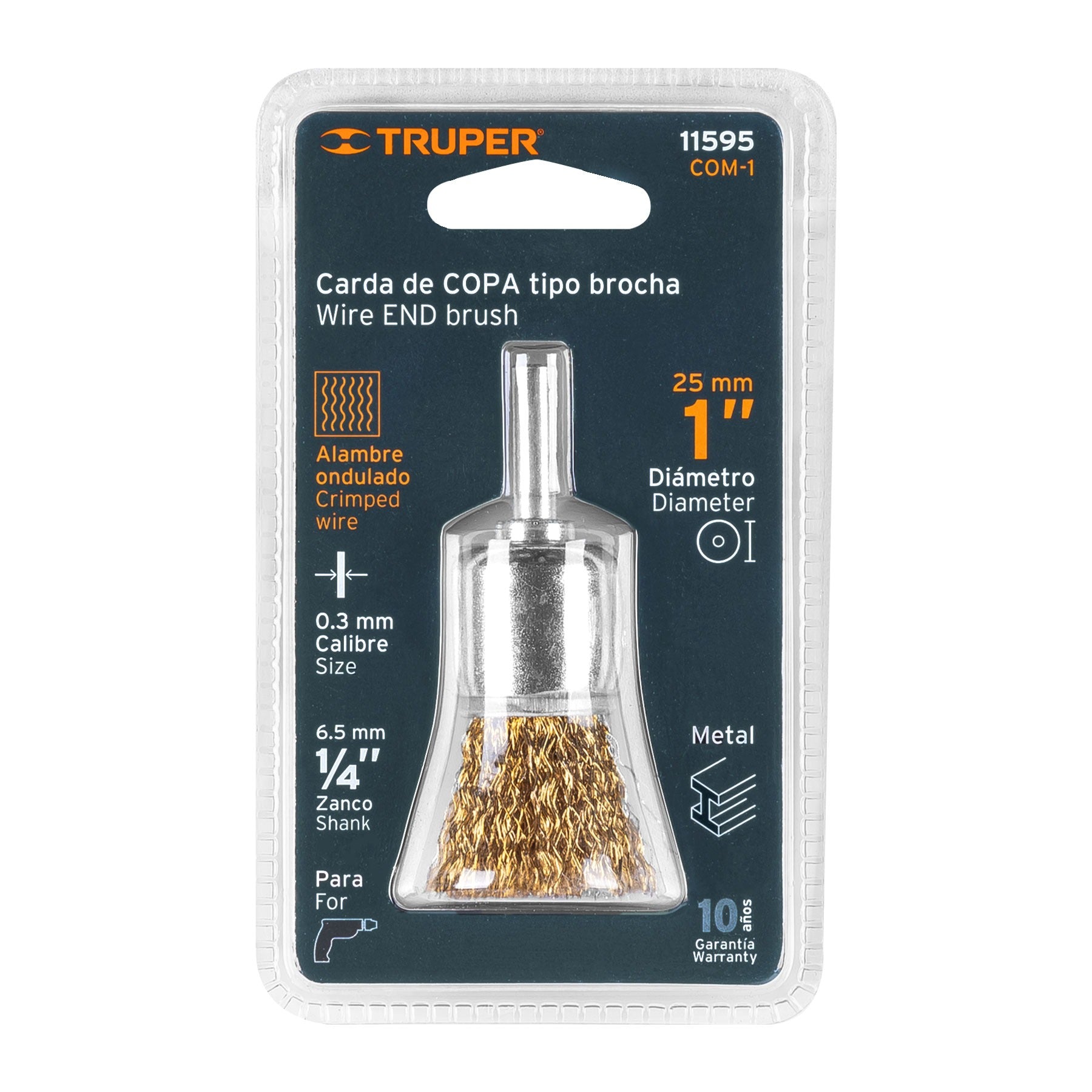Cardas De Copa 0.3 Mm 1/4 Para Taladro 11595