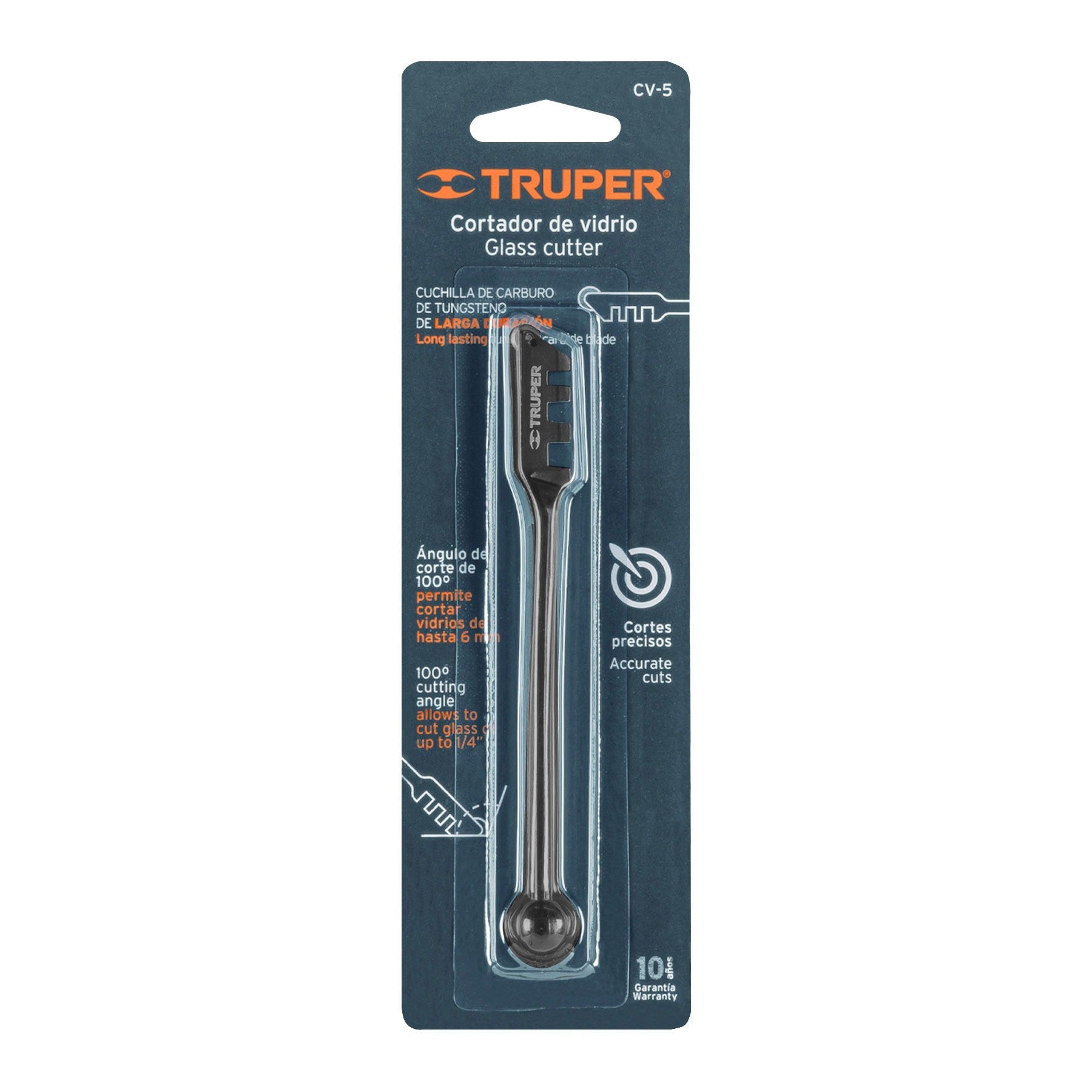 Cortador de vidrio 5", Truper - 12953