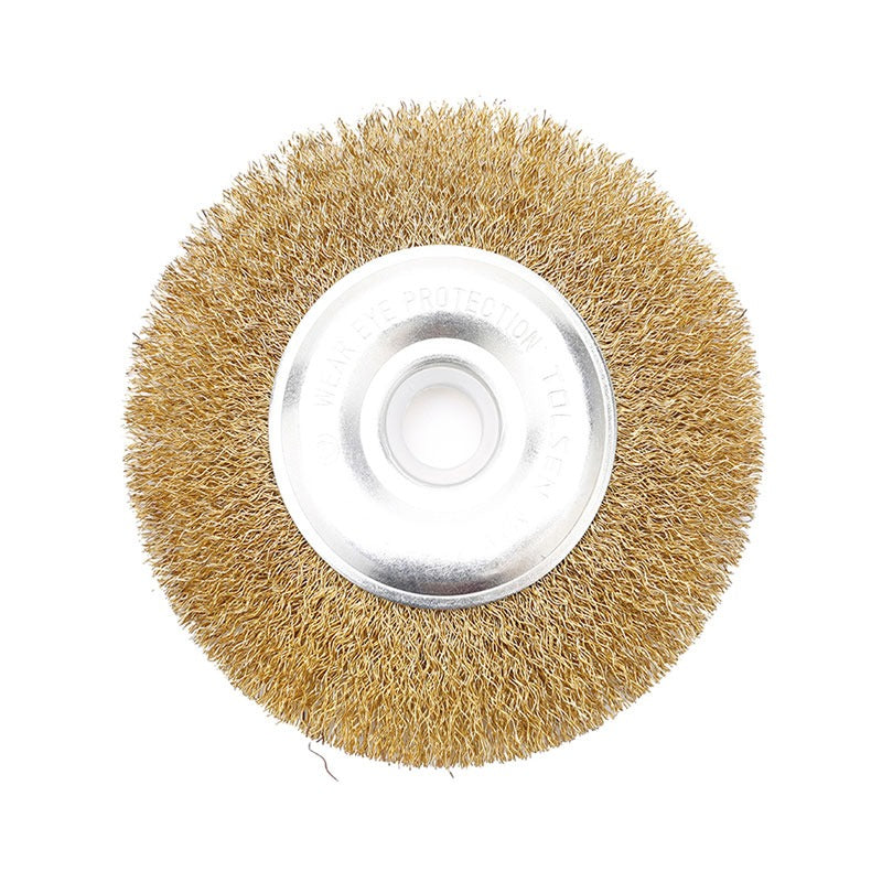 Cepillo Circular 125 Mm Rizado Amoladora Banco Tolsen 77527