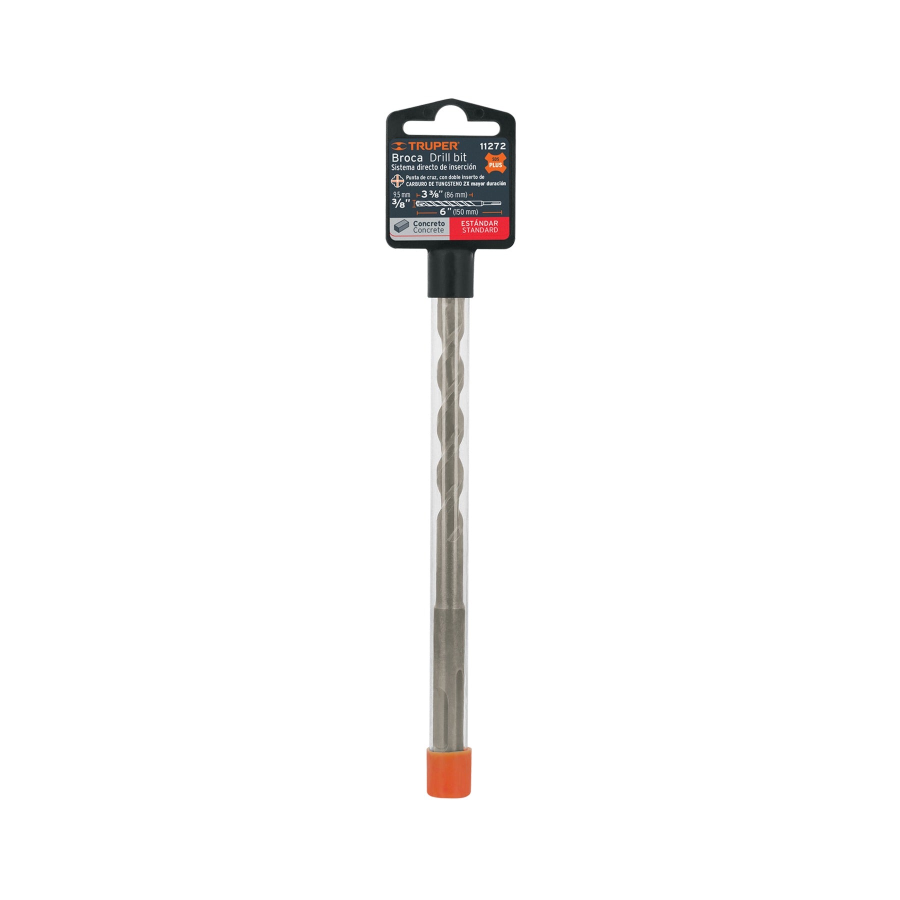Broca SDS Plus 3/8 x 6", TRUPER - 11272
