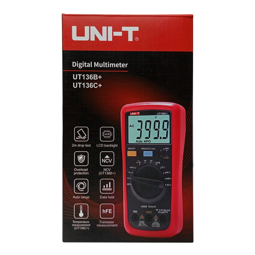 Multimetro digital con temperatura UNIT UNI-T UT-136B+ UT136B+