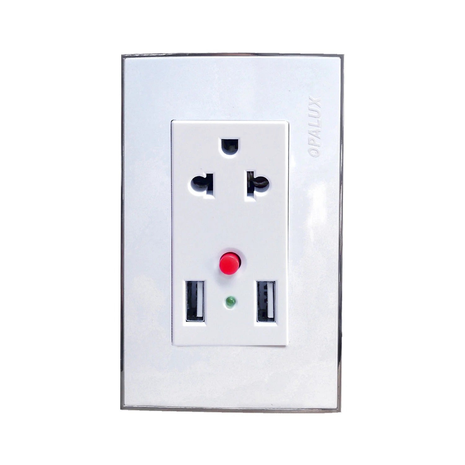 Tomacorriente Universal + USB Doble OP-1294 OPALUX