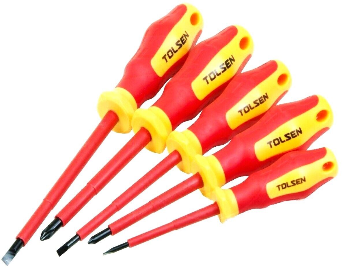 Juego de Destornilladores VDE de 5 piezas Tolsen - 38012
