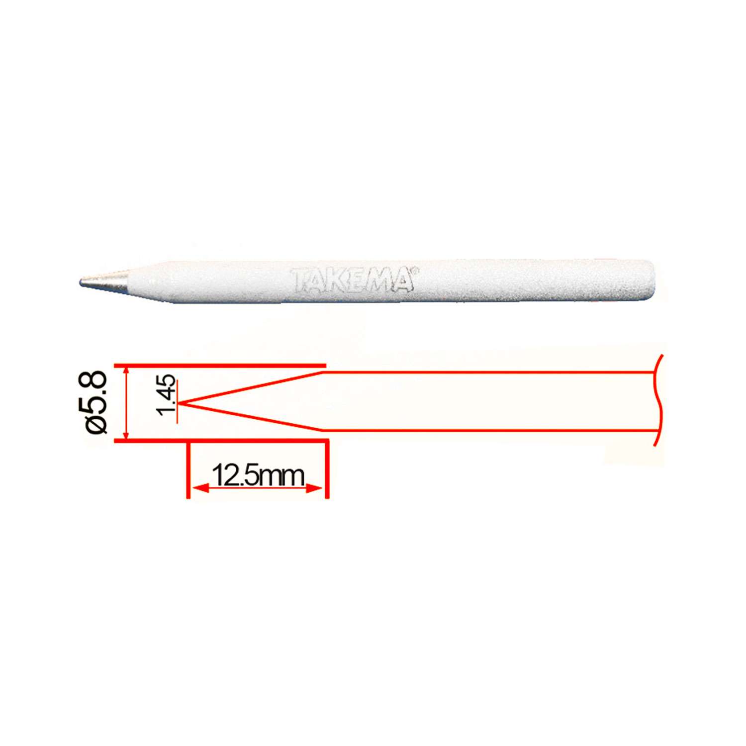 Punta de Repuesto para Cautín TAKEMA ST-28/60