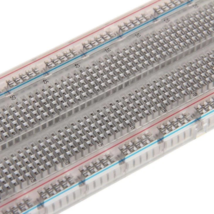 Protoboard de 830 con plancha de metal para electrónica EDI-ZYJ102