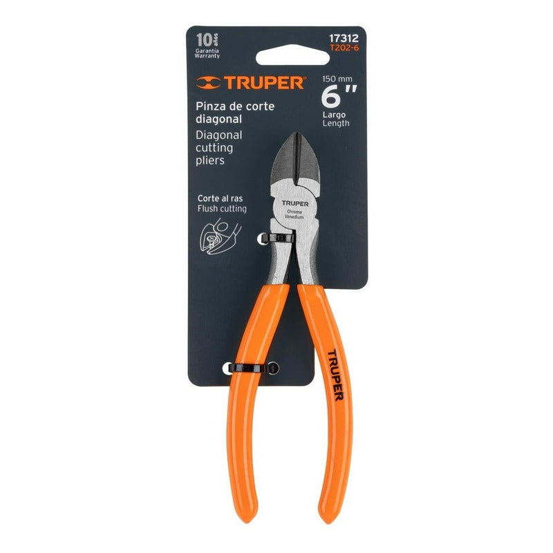 Alicate De Corte Diagonal De 6 Pulgadas Mango Pvc, Truper
