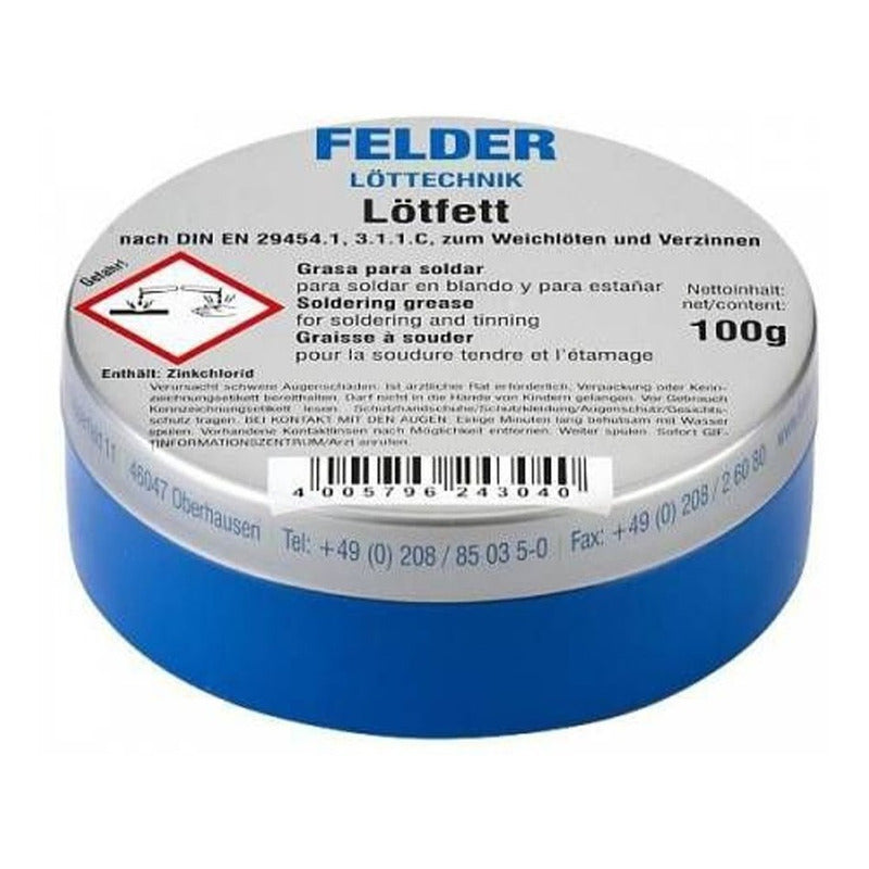 Pasta Para Soldar Lotfett Felder 100 Gr