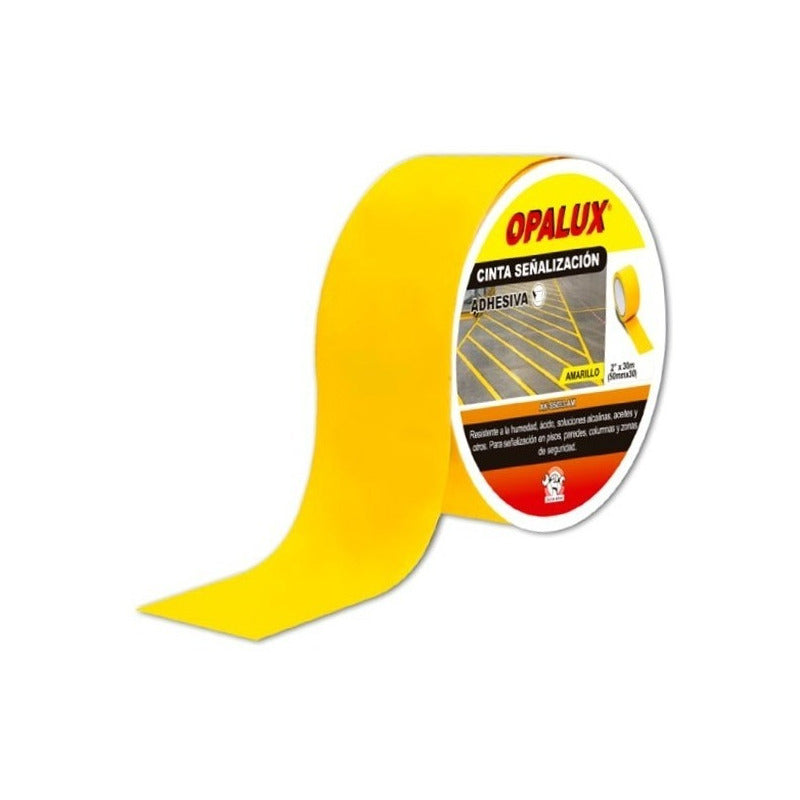 Cinta De Señalización Opalux Amarilla 30mx50mm, AN-S5033-AM