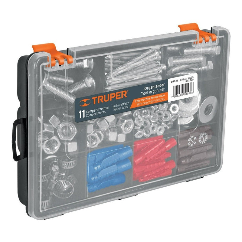 Organizador 9pulgadas Con 11 Compartimentos, Truper 10035
