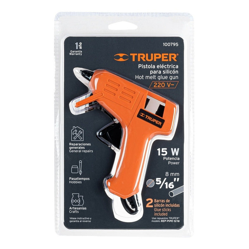 Pistola De Silicona Truper Para Barra Pequeña