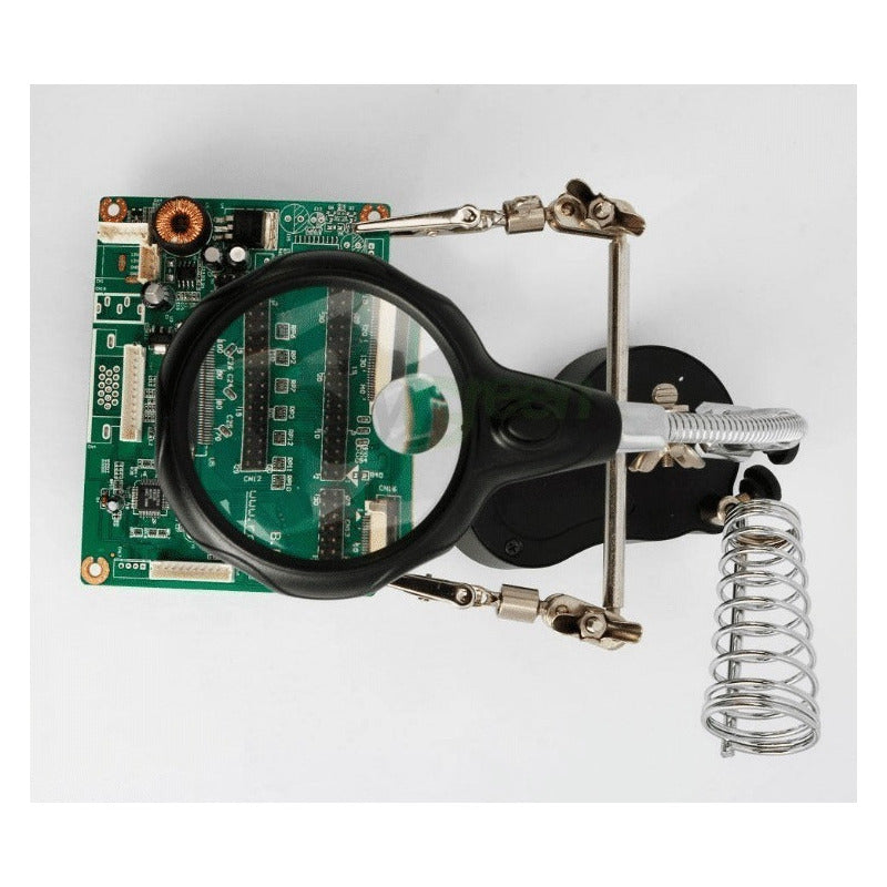 Soporte Con Lupa Para Circuitos ZD-126-2
