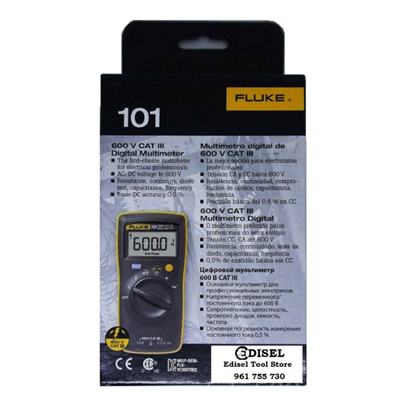 Multimeter Fluke 101 Nuevo En Caja