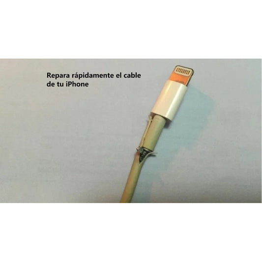 Tubo Termocontraible Para Reparar El Cable Del iPhone!