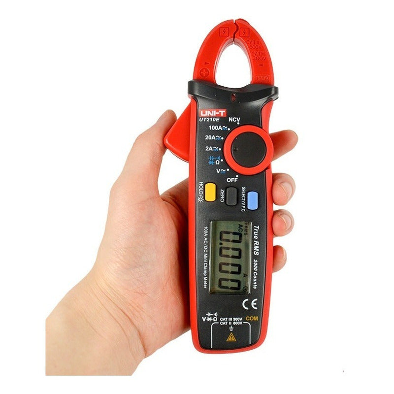 Pinza Amperimetrica Unit Uni-t Ut-210e UT210e AC/DC 100A