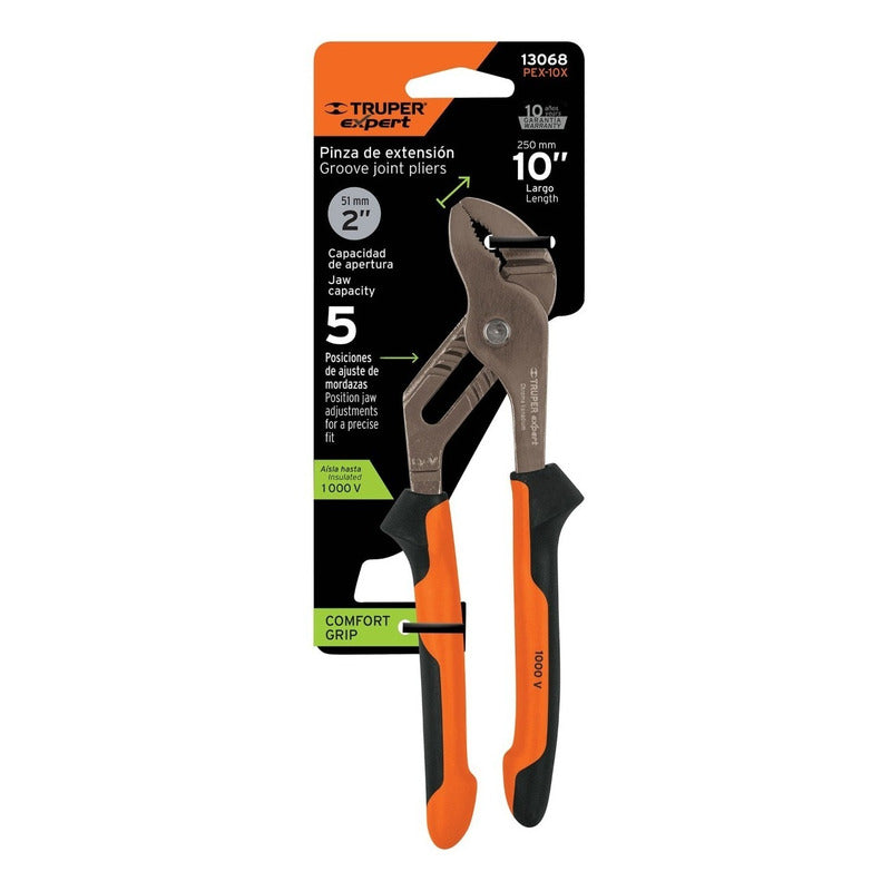 Alicate Picoloro 10 Mango Comfort Grip, Truper Expert