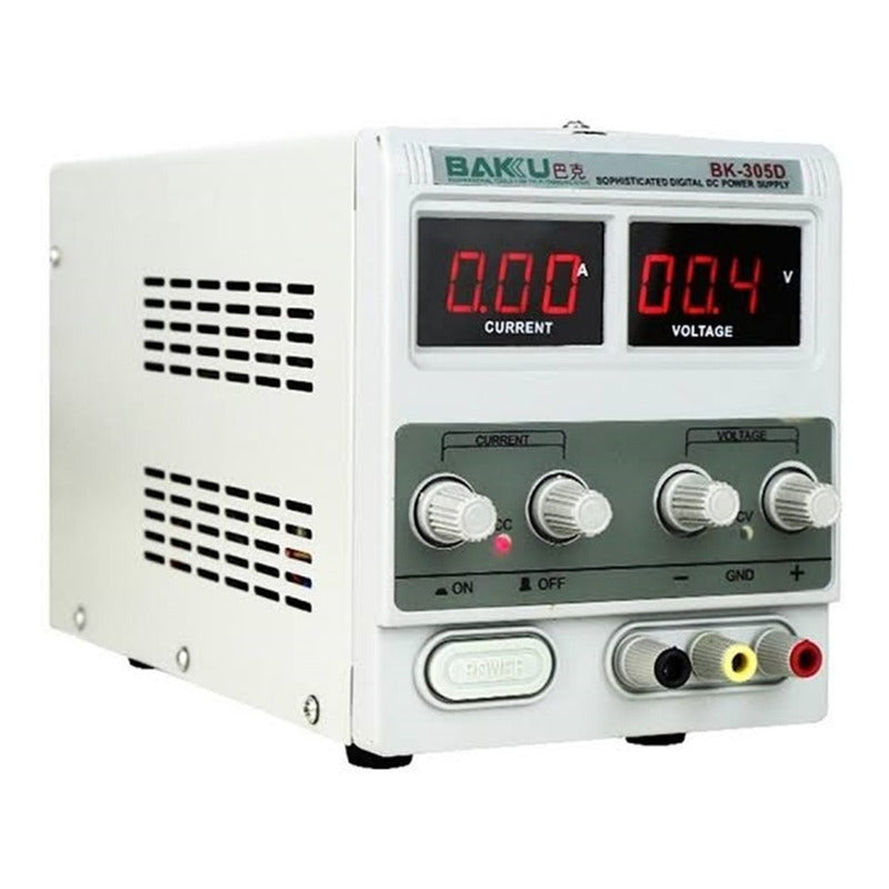 Fuente Alimentación Regulable + Cables Bk305d 0-30v 5 A