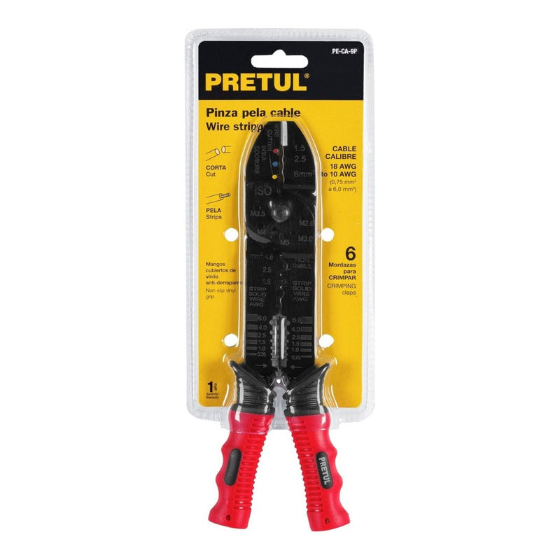 Alicate Pelacable Universal Pretul De 9 Pulgadas