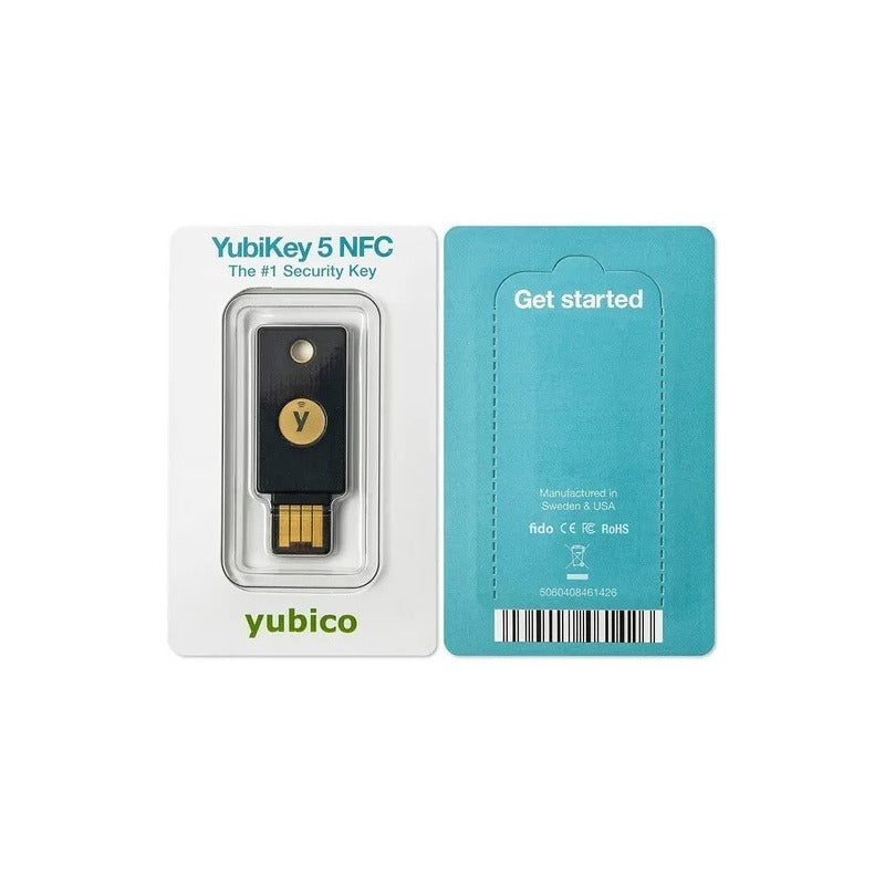 Yubikey 5 Nfc Yubico - Llave De Seguridad Usb-a Nfc