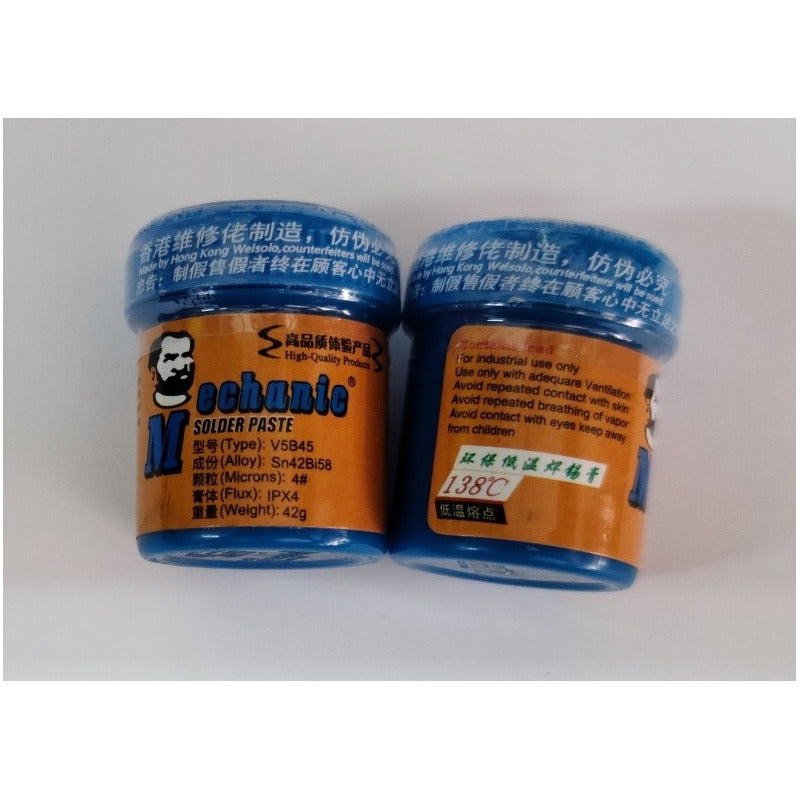 Estaño En Pasta 138° C De 42g Baja Temperatura S/ Plomo V5B45 - 02148