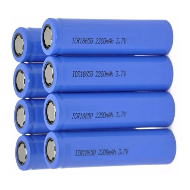 Pila Bateria Recargable Li-ion 3.7v 2200mah Icr18650