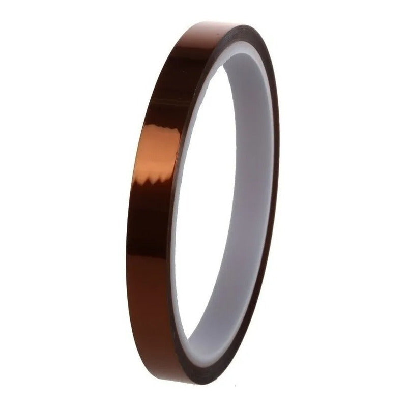 Cinta Térmica Adhesiva Kapton Soporte Alta Temperatura 8mm x 30 mts - KAP8MM