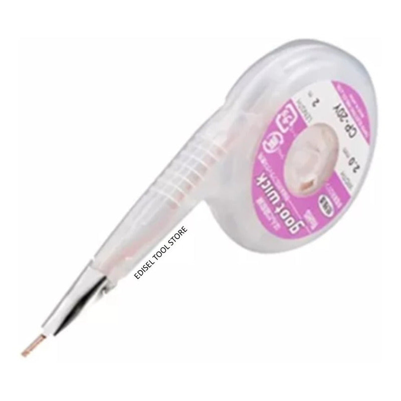 Malla Para Desoldar 2.0 Mm X 2 M (con Punta De Metal) CP-20Y