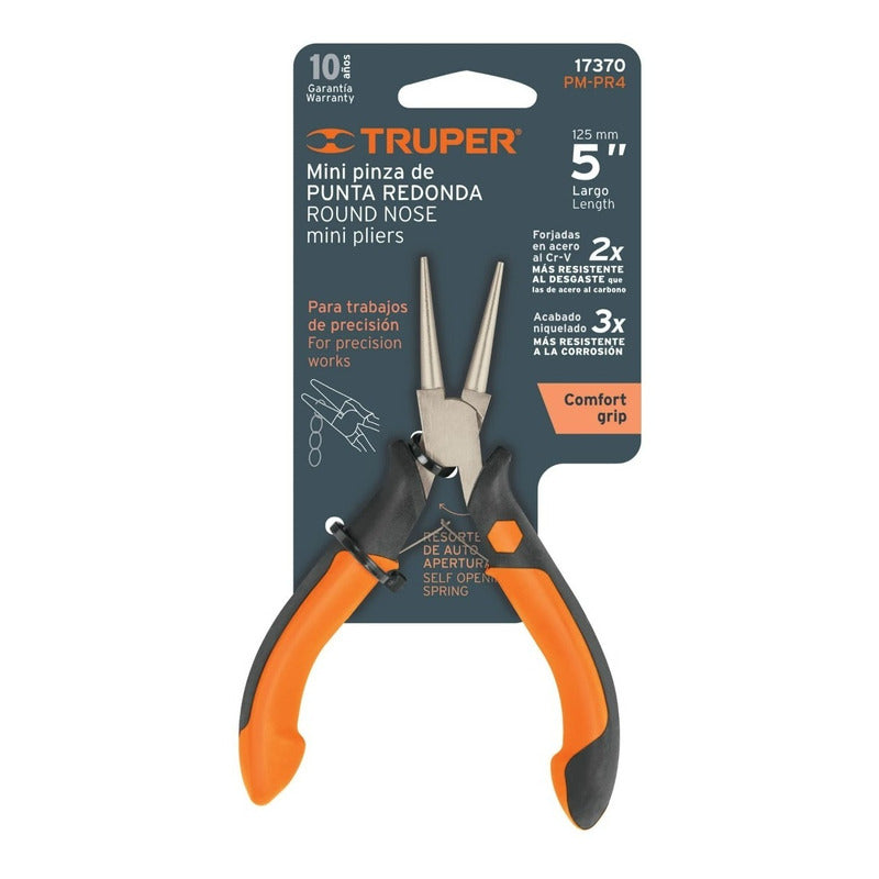 Alicate Mini Pinza De Punta Redonda De 5 Pulgadas Pm-pr4