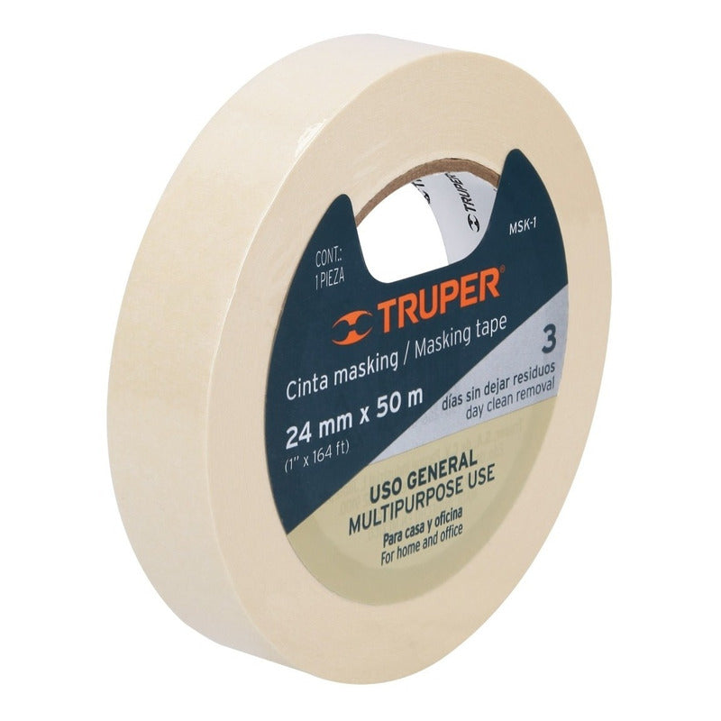 Cinta Masking 24mm X 50 M Truper 12591