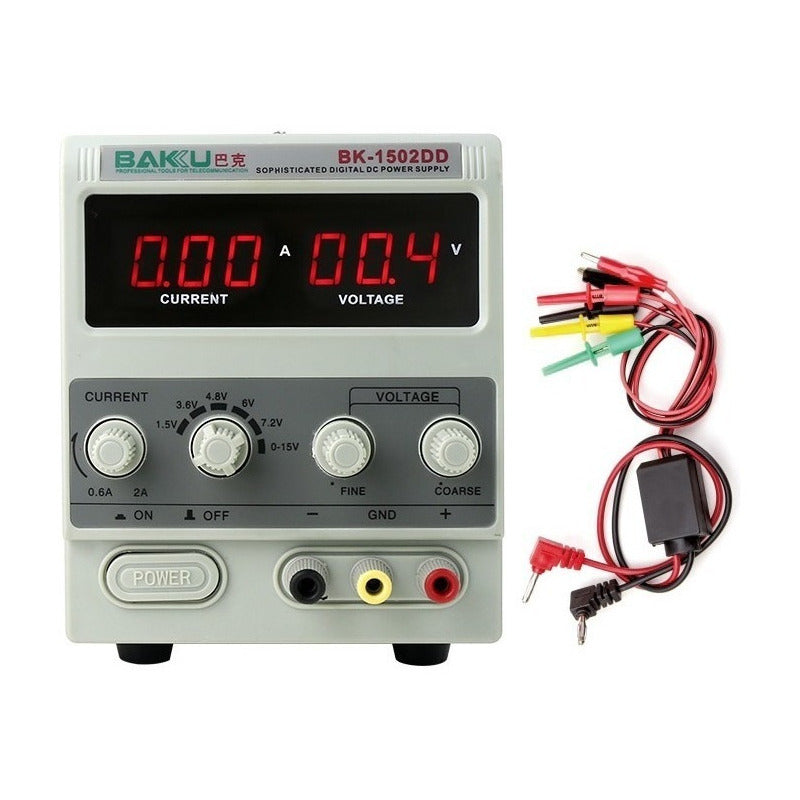 Fuente Alimentación Regulable + Cables Bk305d 0-30v 5 A