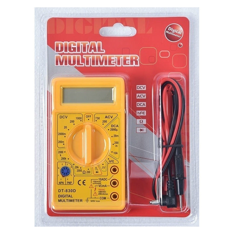 Multimeter Unity Dt830d Basico