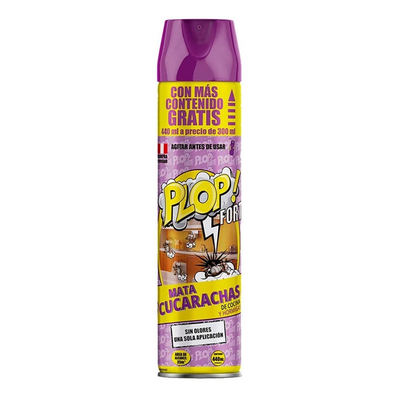 Insecticida Plop 440 Ml Mata Cucarachas y Hormigas en Spray - EDITS0128