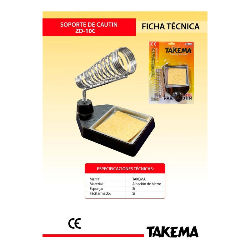 Soporte De Lupa Porta Cautin Zd-10c