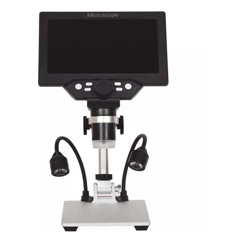 Microscopio Digital 1200x C/ Pantalla Lcd 7 PuLG + Luz Led