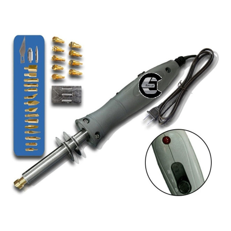 Pirograbador-cautin-trabajos En Cuero Y Madera Mod 972 G