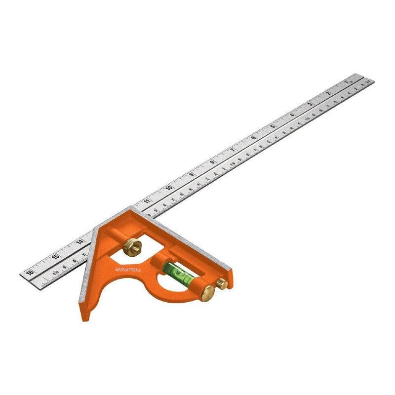 Escuadra 16 De Combinación Con Punzón Para Marcar, Truper