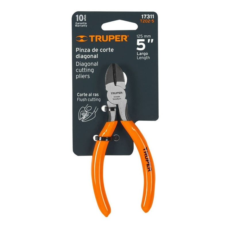 Alicate De Corte Diagonal De 5 Pulgadas Mango Pvc, Truper
