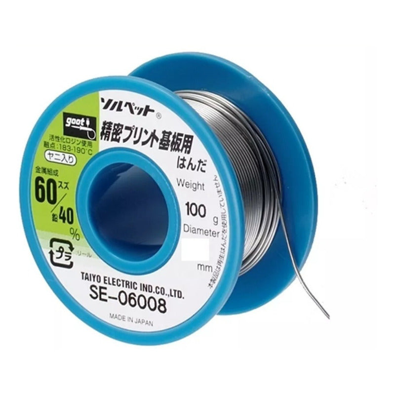 Estaño Goot 60/40 De 0.6mm