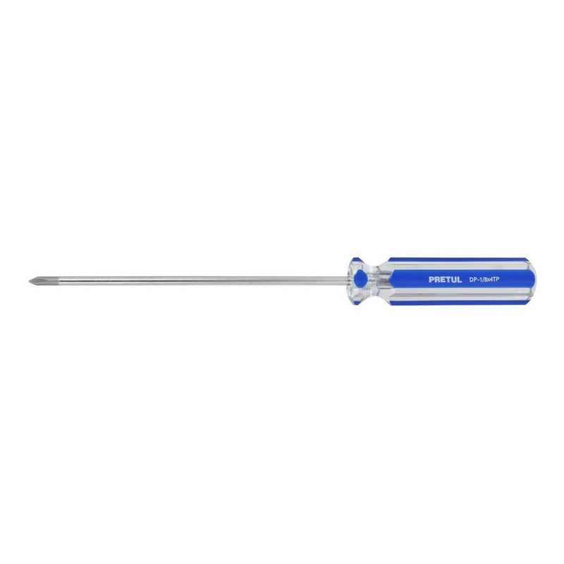 Desarmador De Cruz 1/8  X 4  Mango De Pvc, Pretul