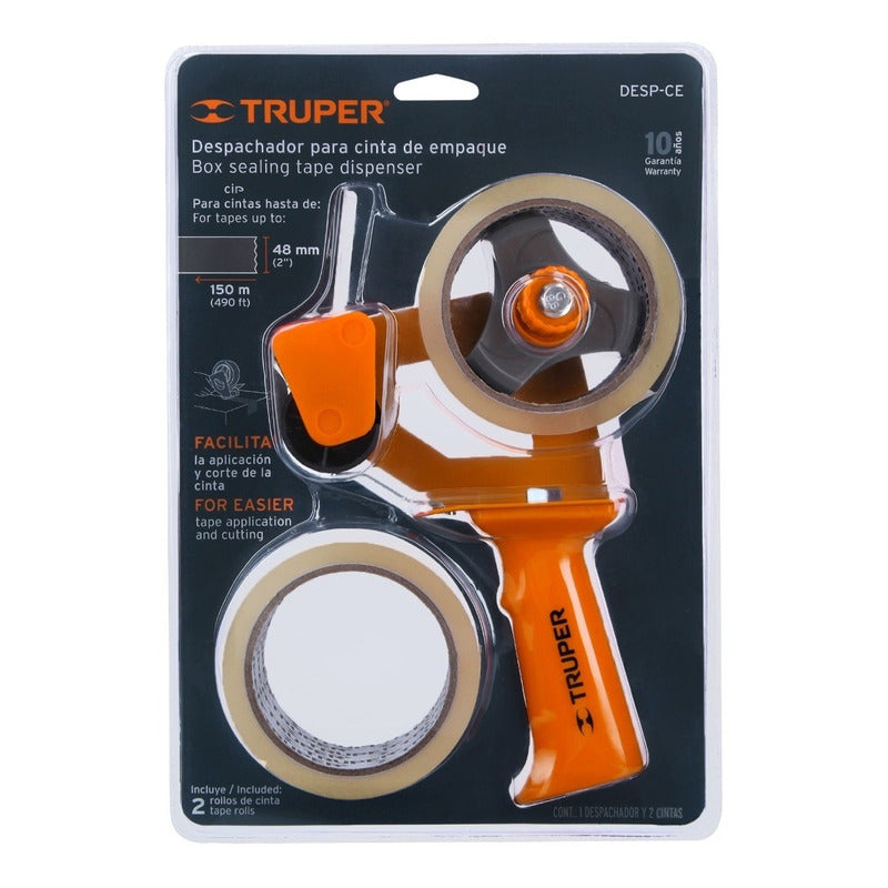 Dispensador De Cinta De Embalaje Truper 12559