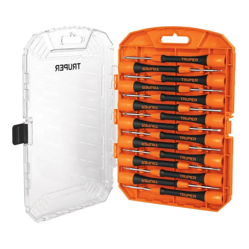 Juego Desarmadores Perilleros 15 Piezas Truper 14205