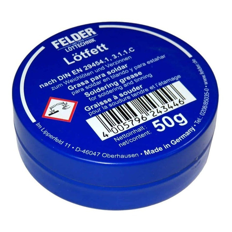 Pasta Para Soldar Lotfett Felder 50 Gr